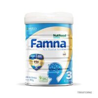 Sữa bột Famna Nutifood số 3 cho trẻ từ 1 - 2 tuổi 850g