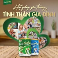 Sữa bột Foxi Gold canxi x5 nhập Mỹ, Sữa hạt xương khớp thuần chay, bổ xung dinh dưỡng dễ uỗng