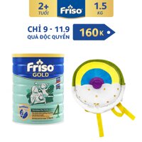Sữa bột Friso Gold 4 1.5 kg cho trẻ từ 2-4 tuổi + Tặng Balo Donut trị giá 160K LazadaMall