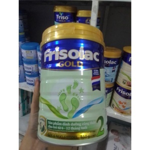 Sữa bột Frisolac 2 - hộp 900g (dành cho trẻ từ 6 - 12 tháng)
