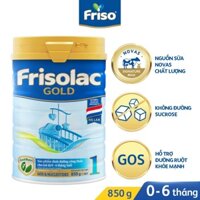 Sữa Bột Frisolac Gold 1 380G và 850G - Có giao hỏa tốc Hà Nội