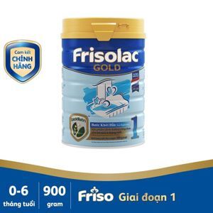 Sữa bột Frisolac Gold 1 - hộp 900g (dành cho trẻ từ 0 - 6 tháng)