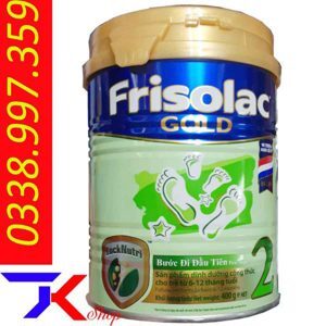 Sữa bột Frisolac Gold 2 - hộp 400g (dành cho trẻ từ 6 - 12 tháng)