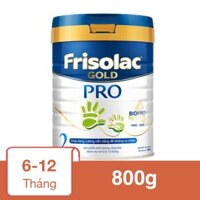Sữa bột Frisolac Gold Pro số 2 800g (6 - 12 tháng)