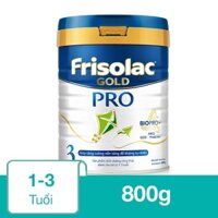 Sữa bột Frisolac Gold Pro số 3 800g (1 - 3 tuổi)