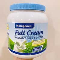 [Sữa bột full cream 1kg - Úc] Maxigenes Full Cream Instant Milk Powder sữa bột nguyên kem