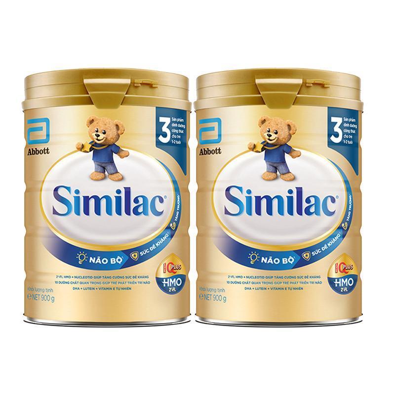 Sữa bột Abbott Similac Gain Plus IQ 3 - hộp 900g (dành cho trẻ từ 1 - 3 tuổi)