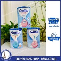 Sữa bột Gallia calisma, đủ số 1,2,3 , dành cho bé từ sơ sinh, date xa.