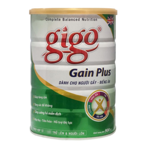 Sữa Bột Gigo Gain Plus (900g)
