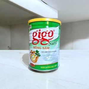Sữa Bột Gigo Sure Hồng Sâm 900g