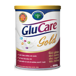 Sữa bột Glucare Gold - 400gr, cho người tiểu đường
