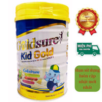 Sữa bột Goldsure K.i.d Gold - Bổ sung sữa non (Lon 900g, date mới, hàng công ty, dành cho trẻ 6-36 tháng tuổi)