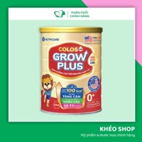 Sữa Bột GROW PLUS 0+ Nutricare Colos 24h 800g - Sữa Non Cho Bé Nhẹ Cân Thấp Còi Từ 0-12 Tháng Tuổi