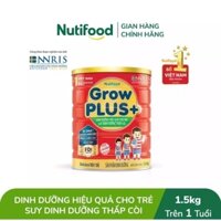 Sữa bột Grow Plus+ đỏ 1,5kg Nutifood