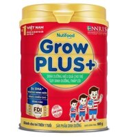 Sữa bột Grow Plus+ đỏ NutiFood lon 900g - 1,5kg (Hsd 06/26)