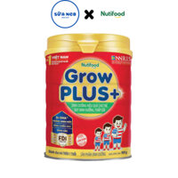Sữa bột Grow Plus+ Đỏ NutiFood - Lon 900g, 1.5kg - Thông minh, Chiều cao, Tăng cân