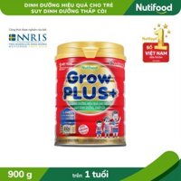 Sữa Bột GrowPLUS+ dinh dưỡng hiệu quả cho trẻ suy dinh dưỡng thấp còi 900g/lon