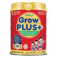 Sữa Bột GROWPLUS+ NUTIFOOD Dành cho trẻ suy dinh dưỡng lon 900G Bé từ 1_10 tuổi