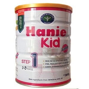 Sữa bột Hanie Kid 1 dành cho trẻ biếng ăn & suy dinh dưỡng 0-6 tháng tuổi (400g)