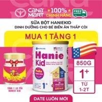 Sữa Bột HANIE KID 1+ Nutricare Cho Bé Suy Dinh Dưỡng Biếng Ăn Sữa Non 24H Cao Năng Lượng 850G Tu1-2T