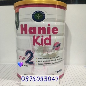 Sữa bột Hanie Kid 2 dành cho trẻ biếng ăn & suy dinh dưỡng 6-12 tháng tuổi (400g)