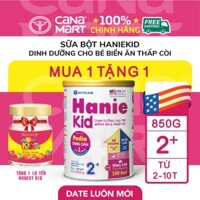 Sữa Bột HANIE KID 2+ Nutricare Cho Bé Suy Dinh Dưỡng Biếng Ăn Thấp Còi Sữa Non 24H Cao Năng Lượng850