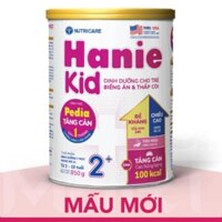 Sữa bột Hanie Kid 2+ ( từ 2- 10 tuổi) lon 900g