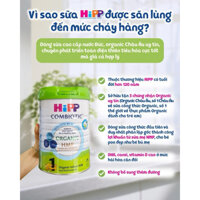 Sữa Bột Hipp 1.2.3 Sữa bột công thức HiPP  Combiotic 800g hỗ trợ tiêu hóa và tăng chiều cao dành cho trẻ nhỏ ôi