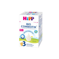 Sữa Bột HiPP Bio Combiotik Organic Nội Địa Đức Hộp Giấy 600g số 3 cho bé từ 10 tháng tuổi