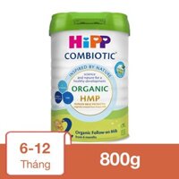 Sữa bột HiPP Organic Combiotic số 2 800g (6 - 12 tháng)