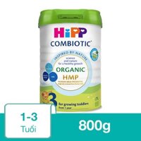 Sữa bột HiPP Organic Combiotic số 3 800g (1 - 3 tuổi)