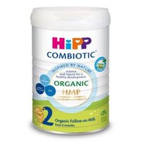 Sữa bột HiPP Organic Combiotic vị nhạt thanh số 2 800g (6 - 12 tháng)