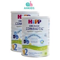 Sữa bột HiPP Organic Combiotic vị nhạt thanh số 2 800g (6 – 12 tháng)