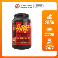 Sữa bột hỗ trợ phát triển cơ bắp MUTANT ISO SURGE 1.6Lbs (720g) - WHEYSHOP HCM