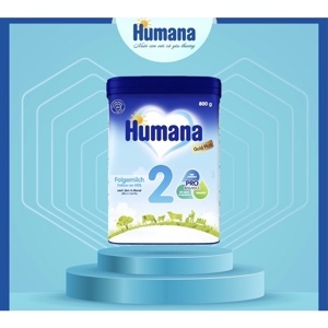 Sữa bột Humana Gold 2 - 800gr (dành cho trẻ từ 6-12 tháng)