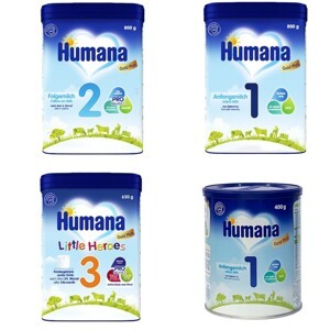 Sữa bột Humana Gold 3 - 800g (dành cho trẻ 1-9 tuổi)