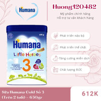 Sữa bột Humana loại số 3 cho trẻ hũ 650gr 3/24