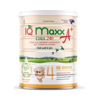 Sữa bột IQ Maxx A+ Colos 24h Grow cho bé từ 2-15 tuổi 900g