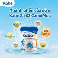 Sữa Bột KABE 2a X3 CANXIPLUS 800g (Hộp Thiếc) - Sữa Bổ Sung Canxi Cho Người Già Cao Tuổi, Tốt Cho Xương Khớp