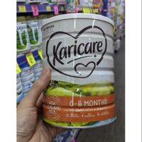 Sữa Bột Karicare Hộp 900g cho trẻ 0-6 Tháng tuổi Hàng Úc Cao Cấp