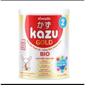 Sữa bột Kazu Bio Gold 2+ 810g (từ 24 tháng trở lên)