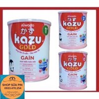 Sữa bột Kazu Gold Gain số 0+,1+, 2+ 810g - date mới