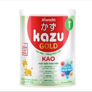 Sữa bột Kazu Kao Gold 1+ 810g (từ 12 - 24 tháng)