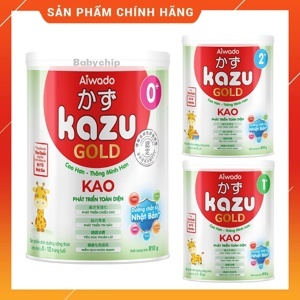 Sữa bột Kazu Kao Gold 1+ 810g (từ 12 - 24 tháng)