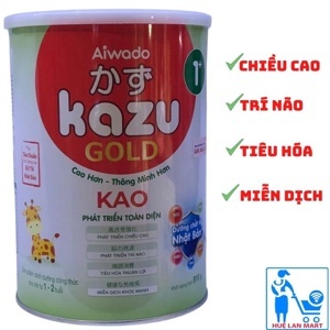 Sữa bột Kazu Kao Gold 1+ 810g (từ 12 - 24 tháng)