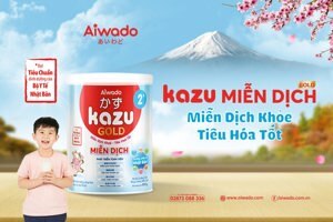 Sữa bột Kazu Miễn Dịch Gold 0+ 350g (0 – 12 tháng)