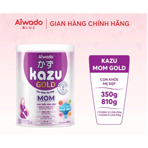 Sữa bột Kazu Mom Gold 810g (cho mẹ bầu)