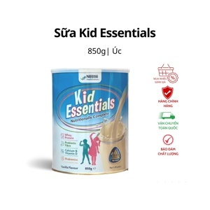 Sữa bột Kid Essentials 850g 1-10 tuổi - Mẫu mới