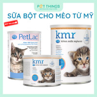 Sữa bột KMR 42% đạm cho mèo mẹ & mèo con, mèo sơ sinh, sữa PetLac Kitten (PetAg, Mỹ)