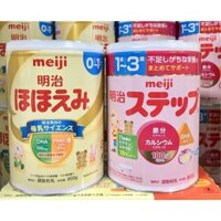 Sữa bột Meiji lon, sữa công thức pha sẵn cho bé Nhật Bản 800g